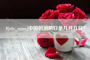 莆田中国的消防日是几月几日？