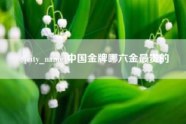 莆田中国金牌哪六金最贵的