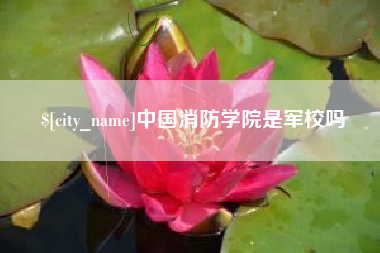 莆田中国消防学院是军校吗