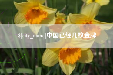 莆田中国已经几枚金牌