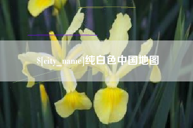 莆田纯白色中国地图