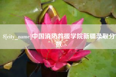莆田中国消防救援学院新疆录取分数