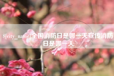 莆田全国消防日是哪一天宣传消防日是哪一天