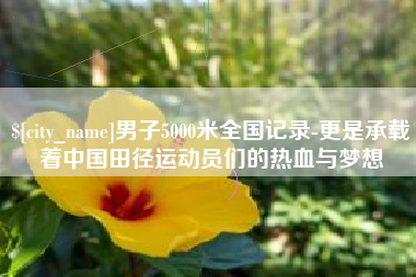 莆田男子5000米全国记录-更是承载着中国田径运动员们的热血与梦想