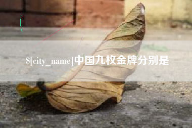 莆田中国九枚金牌分别是