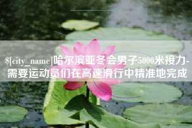 莆田哈尔滨亚冬会男子5000米接力-需要运动员们在高速滑行中精准地完成