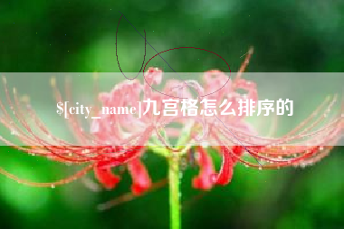 莆田九宫格怎么排序的