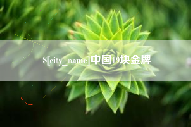 莆田中国19块金牌