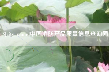 莆田中国消防产品质量信息查询网