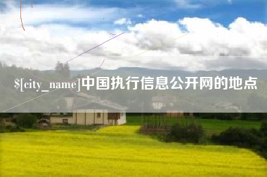 莆田中国执行信息公开网的地点