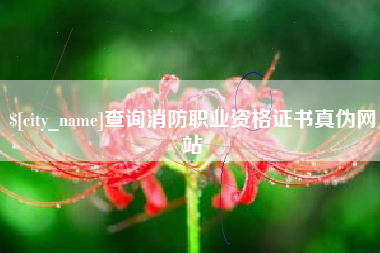 莆田查询消防职业资格证书真伪网站