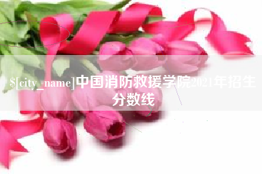 莆田中国消防救援学院2021年招生分数线