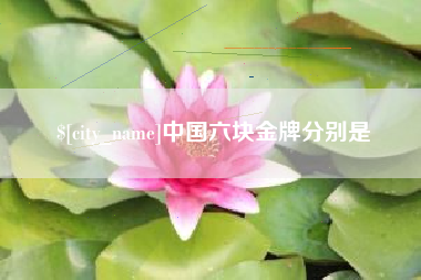莆田中国六块金牌分别是