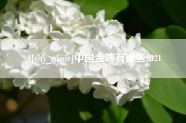 莆田中国金牌有哪些2021