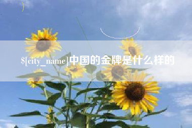 莆田中国的金牌是什么样的